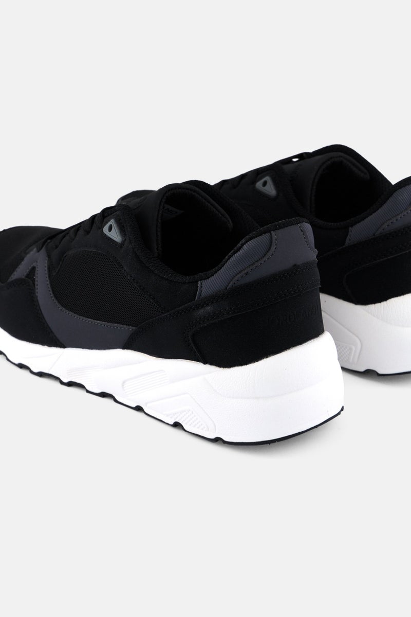 Nordland أحذية خارجية للرجال برباط من القماش، سوداء - Image 2