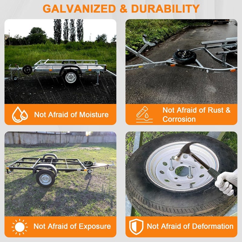 lcusepu Boat Trailer Spare Tire Mount - Image 5