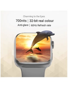Zoom Plus Bluetooth Calling Full Touch Display Multi-Function Smartwatch For Men & Women Silver  - Image 3