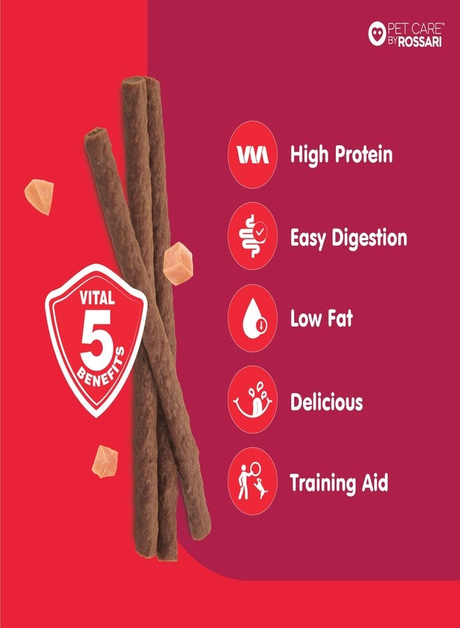 Zippy Chicken Sticks for Dogs - Liver Flavour | Tasty & Healthy Treats for All Ages | High Protein, Easy Digestion, Low Fat | Ideal for Training | Dog Treats Pack of 1, 100g - Image 4