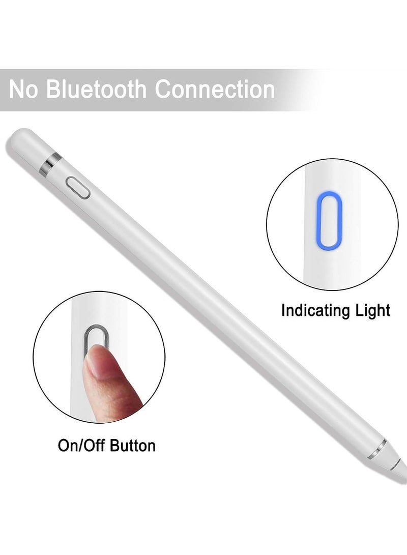 MJZ Active Stylus Pen Compatible for iOS&Android Touch Screens, Rechargeable Stylus for iPad/iPad Pro/Air/Mini/iPhone/Cellphone/Samsung/Tablet Drawing/Writin - Image 3