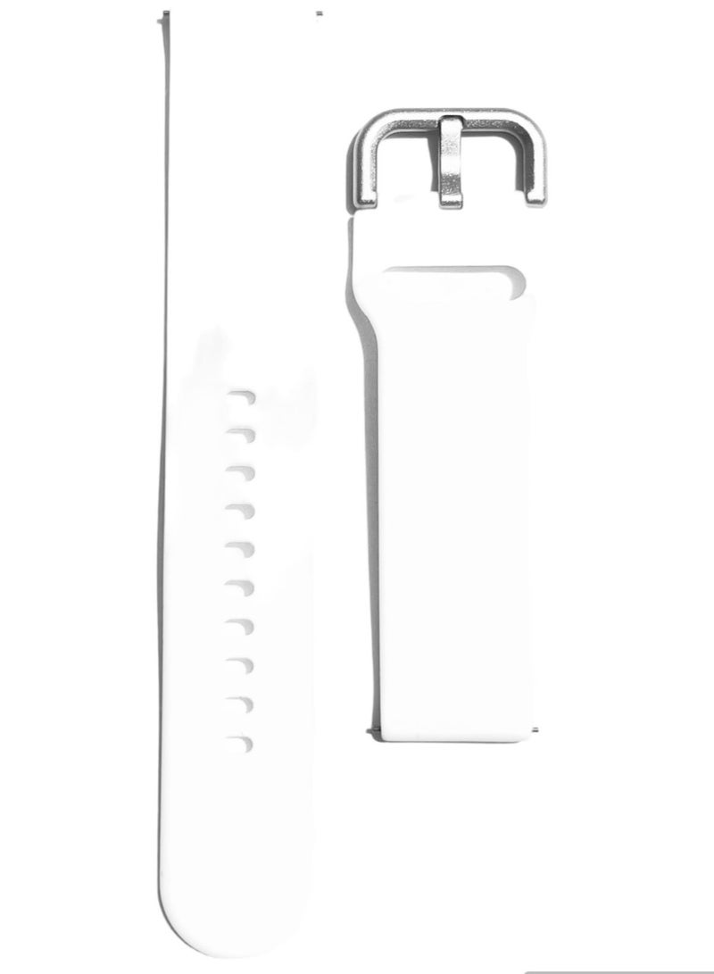 Replacement Silicone Strap 22mm For Huawei Watch GT4 Max Smart Watch 46mm - White - Image 3