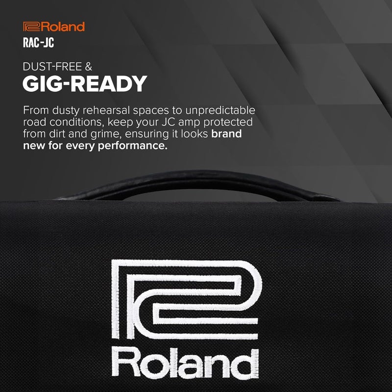 Roland غطاء مضخم الصوت رولاند RACJC120 جاز كورس غطاء PrecisionFit لمضخم JC120 مواد متينة تحمي من الخدوش وتقي من الأوساخ فتحة مقبض للنقل السهل - Image 4