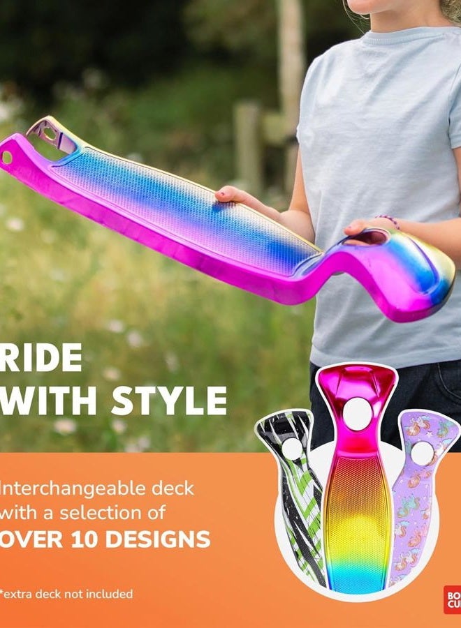 BoldCube Big Fold | 3 Wheel Scooter for Kids Ages 5-10 Years | LED Wheels | Height Adjustable 65 to 89 cm | Rear Reflectors - Image 5