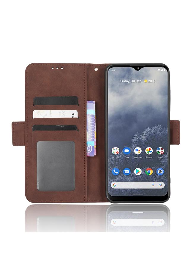 اس-توب جراب هاتف Nokia G60 5G مصنوع من الجلد وملمس جلد العجل وفتحات للبطاقات - Image 5