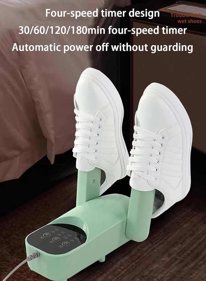 Electric Boots Dryer with Adjustable Drying Rack & 30/60/120/180min Timer ‚Äì Glove Dryer & Boot Warmer for Sweaty Shoes, Sneakers & Boots ‚Äì Efficient Shoe Drying System for Wet Footwear