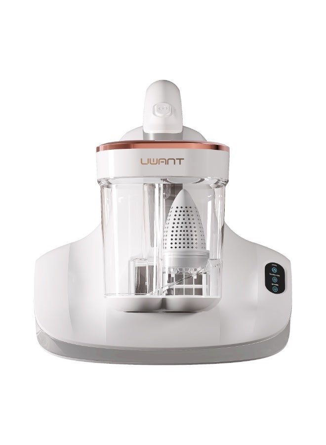 يووانت مكنسة كهربائية محمولة لإزالة عث الغبار من المراتب ، بقوة ضغط باسكال، لتنظيف الأسرة والأرائك، مزودة بضوء الأشعة فوق البنفسجية، هواء ساخن بدرجة حرارة مئوية، لإزالة شعر الحيوانات الأليفة وعث الغبار، وزنها خفيف كج - Image 1