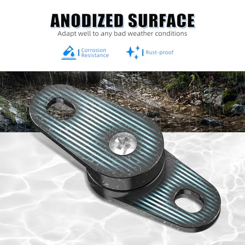 NICECNC Motorcycle Adjustable Exhaust Mount Hanger Compatible with Yamaha Banshee 350 YFZ350 1987-2006, Banshee 350 YFZ350SE Special Edition 2005 2006, Banshee 350 YFZ350LE Limited Edition 2004 - Image 3