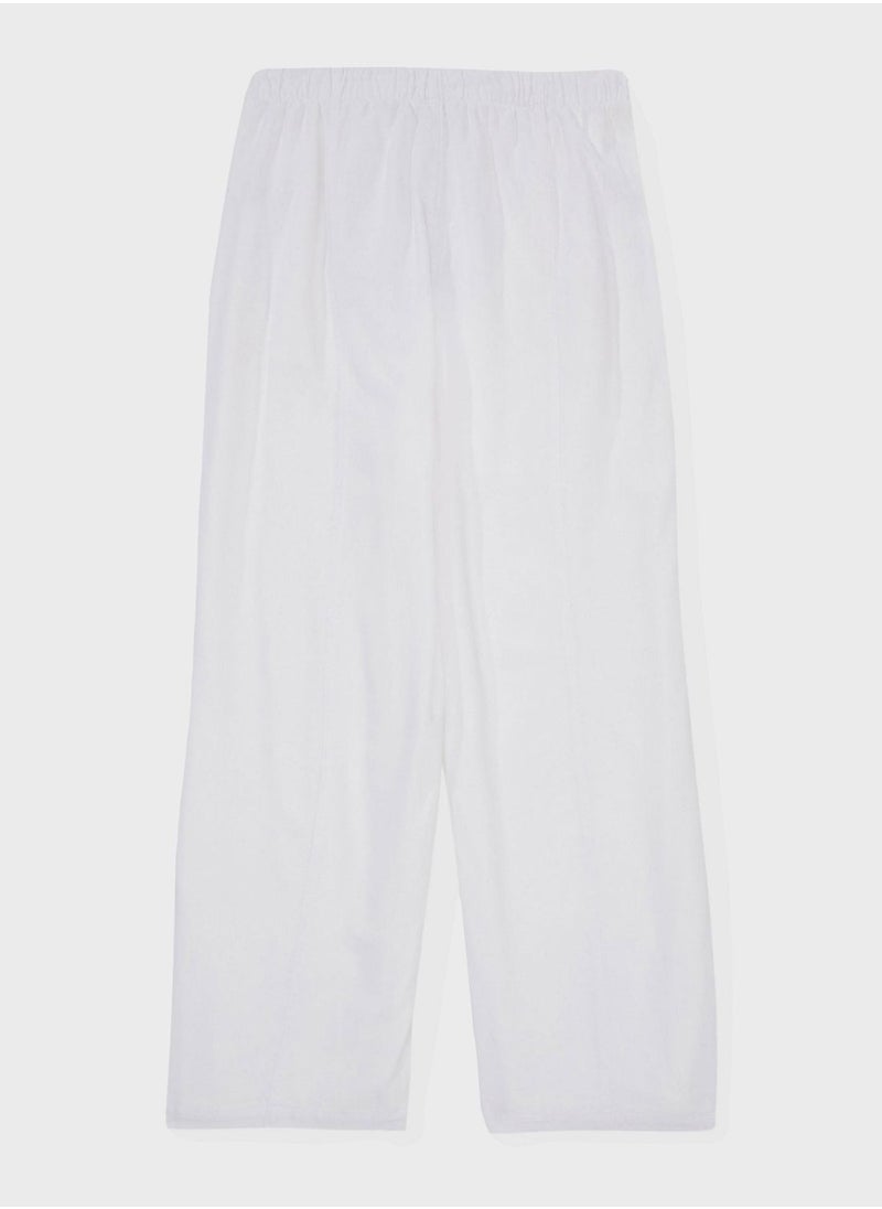 American Eagle - High Waist Wide Leg Pants - Image 1