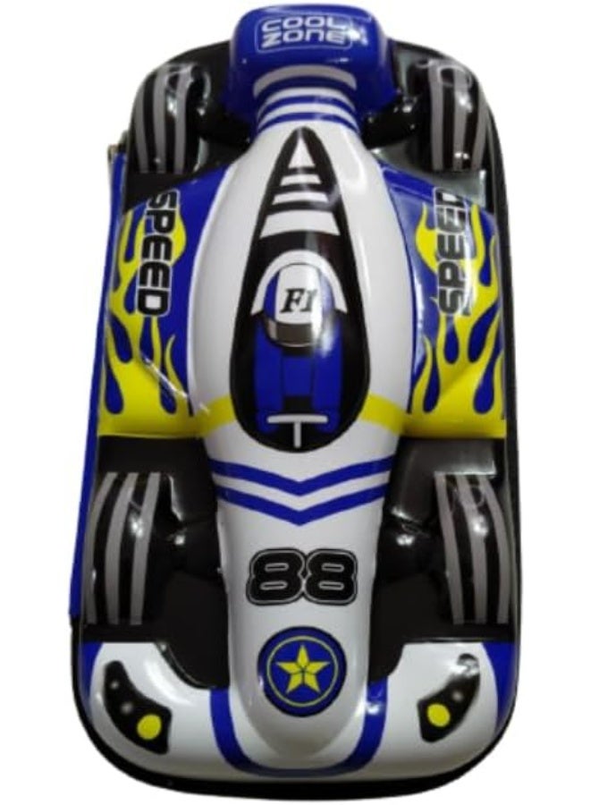 CoolZONE High Quality 3D Pencil Cases and Bags for Boys and Girls Embrace the adventure with vibrant colors in high quality Race 2 Navy Plastic - Image 1