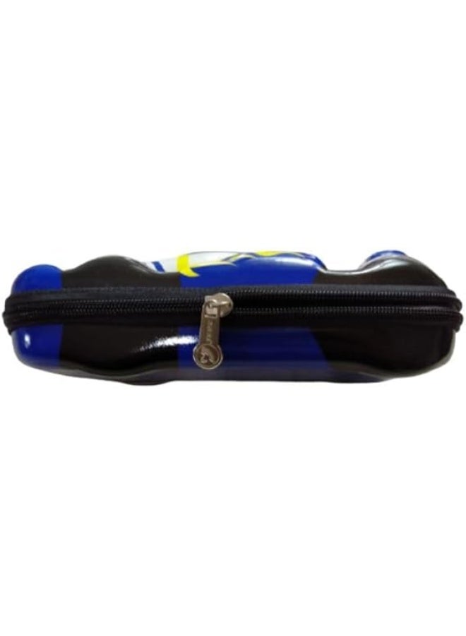 CoolZONE High Quality 3D Pencil Cases and Bags for Boys and Girls Embrace the adventure with vibrant colors in high quality Race 2 Navy Plastic - Image 3