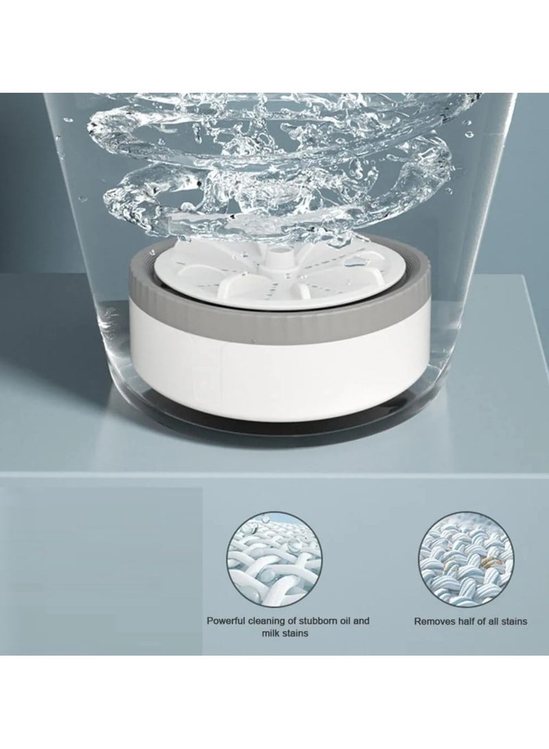 Mini Travel Laundry Machine Lightweight Portable Washing Machine Mini Clothing Washer ABS Material Fast Washer Portable Washing Machine  - Image 4