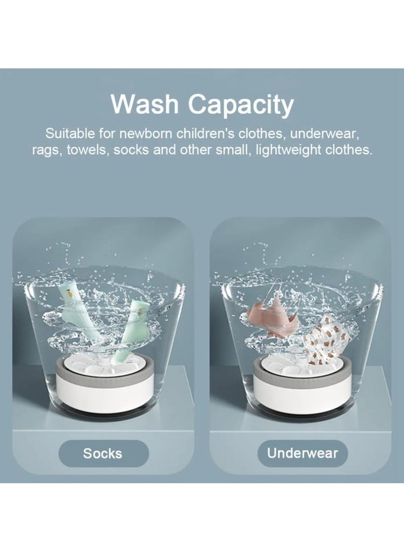 Mini Travel Laundry Machine Lightweight Portable Washing Machine Mini Clothing Washer ABS Material Fast Washer Portable Washing Machine  - Image 5
