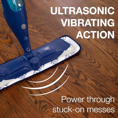 BONA ممسحة بونا باور بلس المتميزة للحركة للأرضيات الخشبية تشمل محلول تنظيف الأرضيات الخشبية من باور بلس ووسادة تنظيف ميكروفايبر من باور بلس ممسحة بخاخة تهتز للأرضيات الخشبية - Image 5