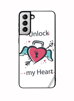 Protective Case Cover For Samsung Galaxy S22 5G Unlock My Heart Design Multicolour