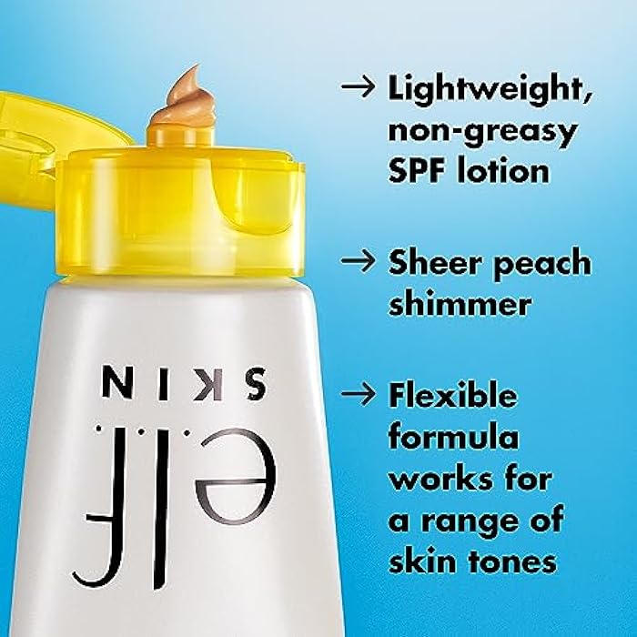 elf e.l.f. SKIN Suntouchable Whoa Glow SPF 30, Sunscreen & Makeup Primer For A Glowy Finish, Made With Hyaluronic Acid, Vegan & Cruelty-Free, Packaging May Vary, Sunbeam - Image 5