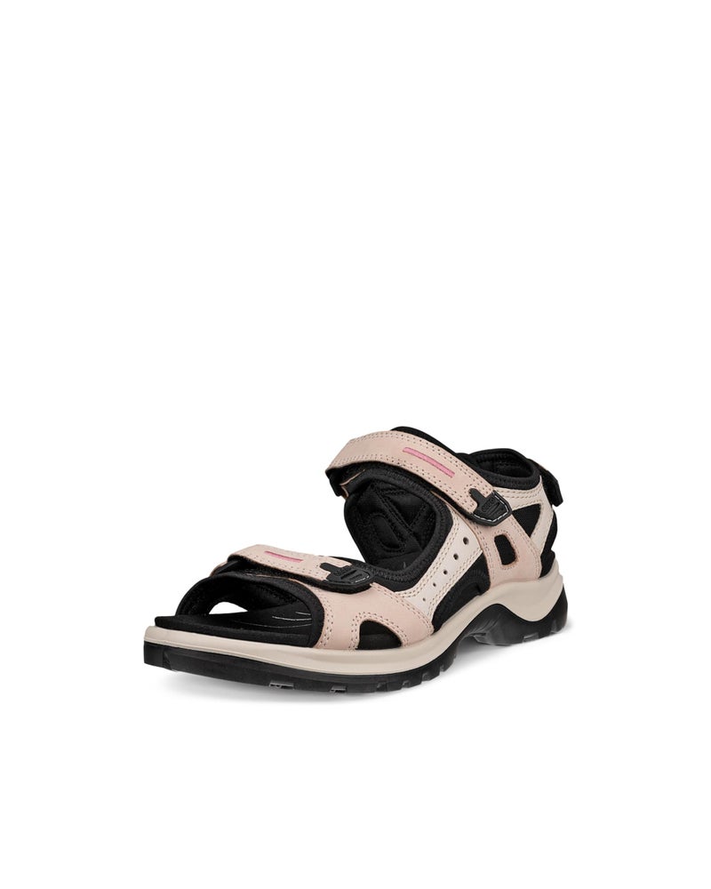 ECCO Womens Yucatan Sport Sandal ROSE DUST NUBUCKLIMESTONE NUBUCK 12125