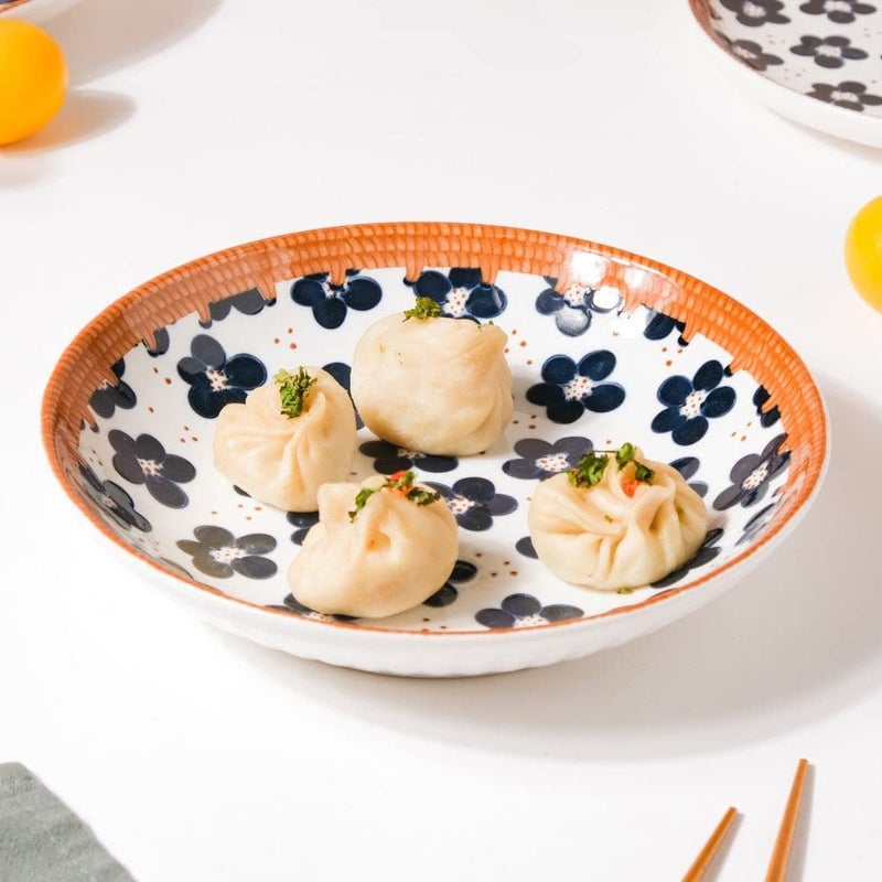 PLENARO Japanese Style Ceramic Rice Bowls Gift Set for Soup Snack Ice Cream Soup Snack Fruit DinnerColorful Kitchen Serving Bowls Sets Microwave Dishwasher Safe Pack of 144B2P4C4S - Image 4