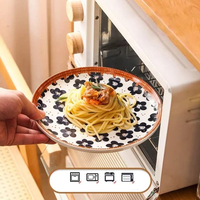 PLENARO Japanese Style Ceramic Rice Bowls Gift Set for Soup Snack Ice Cream Soup Snack Fruit DinnerColorful Kitchen Serving Bowls Sets Microwave Dishwasher Safe Pack of 144B2P4C4S - Image 2