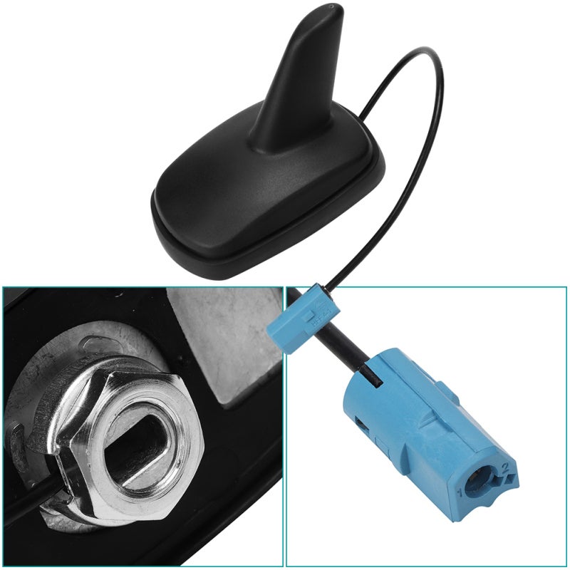 Car Roof Antenna 1PC Black ABS Material - Ultra-High Signal & Low Current Car Antenna Replacement for Car Radio, Aftermarket Vehicle Accessories - Image 3