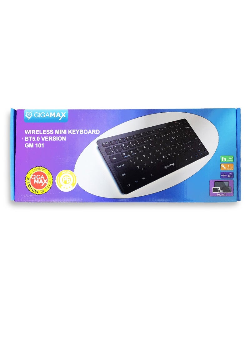 Gigamax - GM101 Mini Wireless Keyboard BT5.0 Version functionality to better fit Windows 8-10 - Image 1