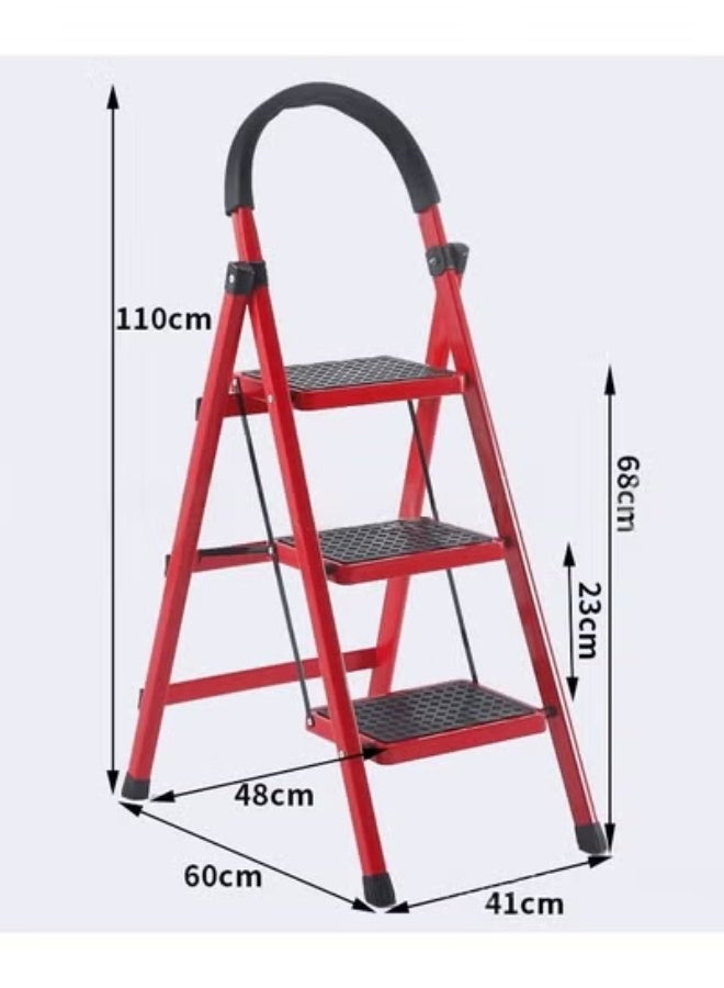keke 3 Step Portable Folding  Ladder - Image 2