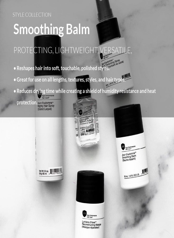 Number 4 Smoothing Hair Balm. Hair Styling Product for Flexible Hold. Anti-Frizz, Rehapes for Soft, Touchable Finish, 1.5 oz - Image 2