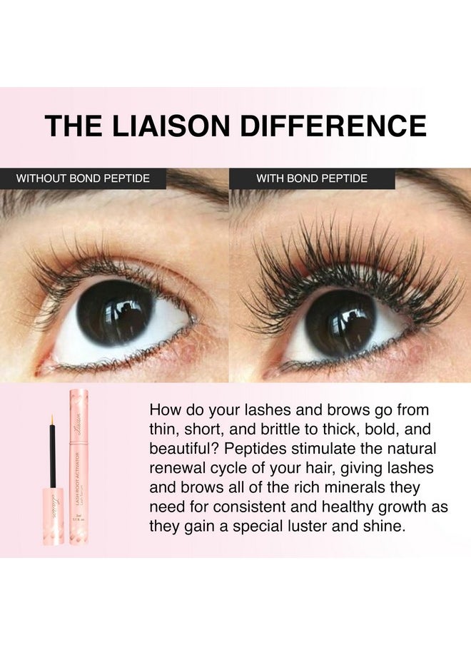 Liaison Eyelash Growth Serum (3Ml) Premium Lash Serum For Eyelash Growth Thickness, Stronger, Healthier Lashes - Eye Lash Serum Growth - Vegan & Cruelty Free - Lash Growth Serum - 2 Month Supply - Usa  - Image 2