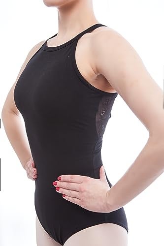 Dance Favourite Open Back Stretch Bodysuit for Women and Girls High Neck Criss Cross Ballet Gymnastics Yoga 002XS - Image 5