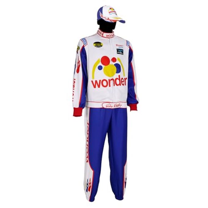 Qosivfey Mens Ricky Bobby Racing Costume Adult Talladega Nights Full Cosplay Set(My20233-3,S) - Image 2
