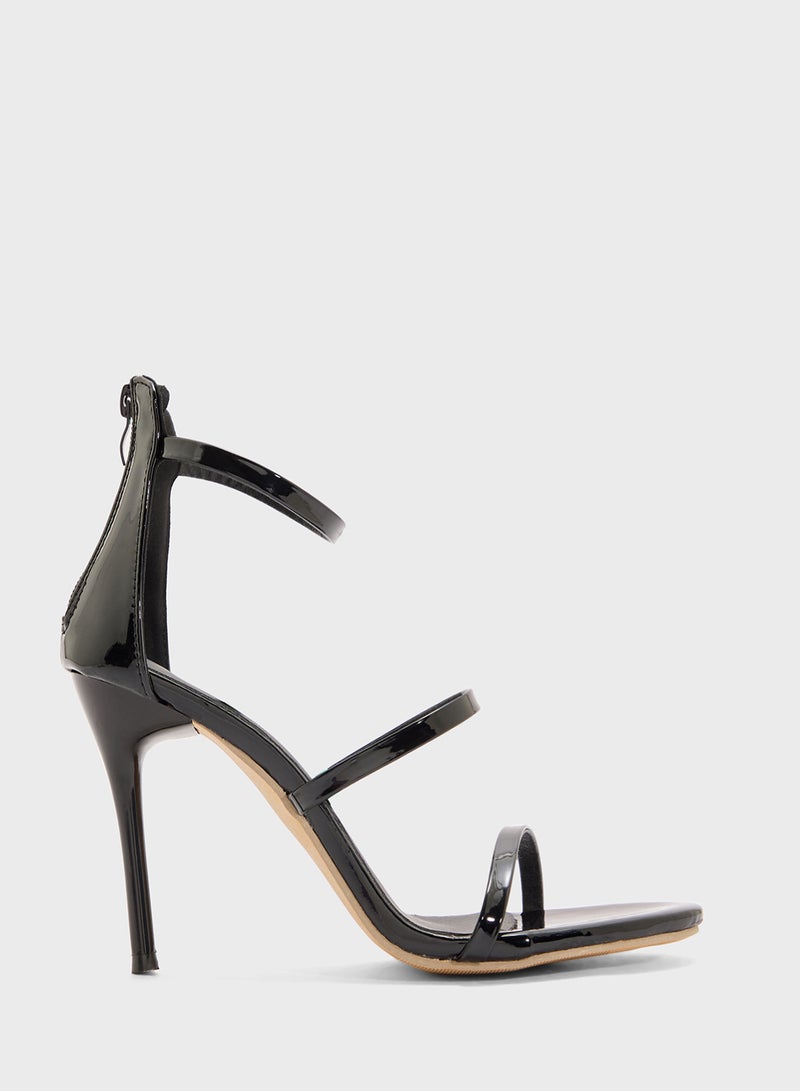 Ginger Triple Strap Heeled Sandal  - Image 1