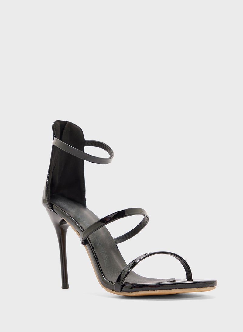 Ginger Triple Strap Heeled Sandal  - Image 2