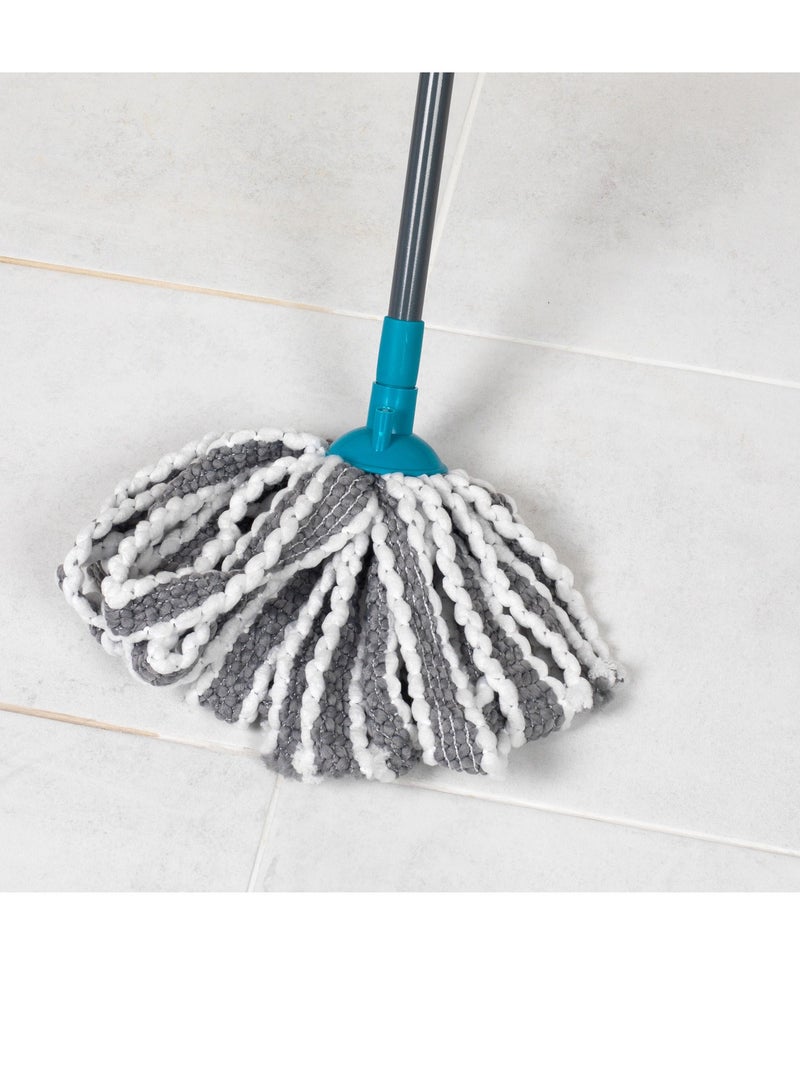 Beldray Antibacterial Telescopic Mop with Refill: Extendable Reach, Hygienic Clean Reusable and hygienic mop head - Image 3
