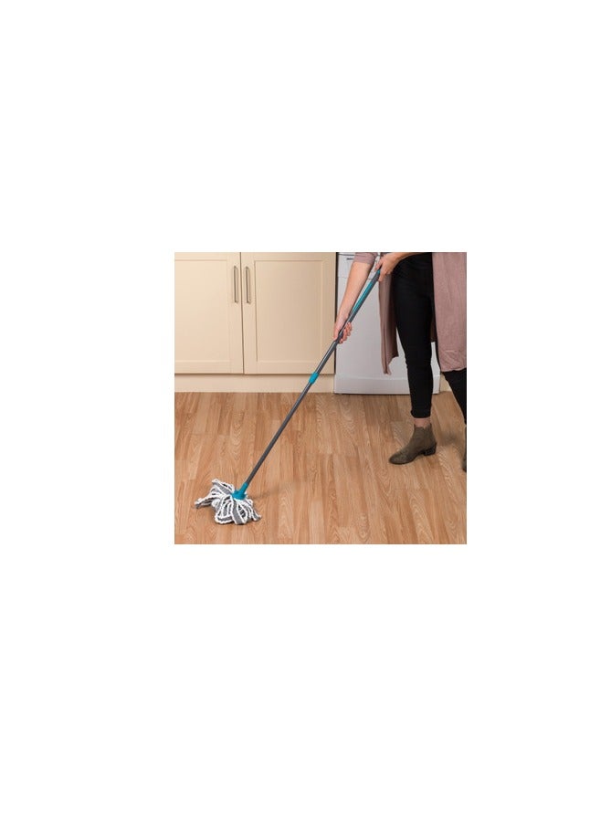 Beldray Antibacterial Telescopic Mop with Refill: Extendable Reach, Hygienic Clean Reusable and hygienic mop head - Image 5