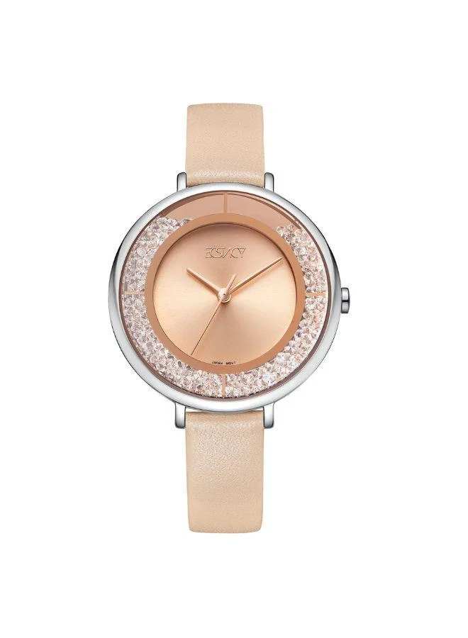 إكستاسي Women's Stainless Steel Analog Watch E23501-SLCK - 35.5 mm