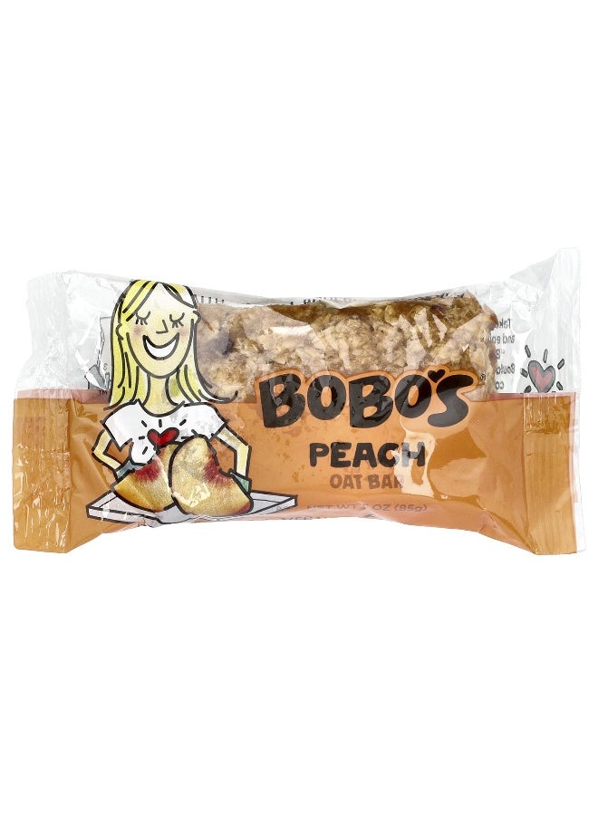 Bobo's Oat Bars, Peach Oatmeal Bars, 12 Bars, 3 oz (85 g) Each - Image 3