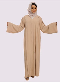 Sara Arabia Sara Arabia Casual Pleated Front Open Abaya  - Image 1