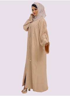 Sara Arabia Sara Arabia Casual Pleated Front Open Abaya  - Image 2