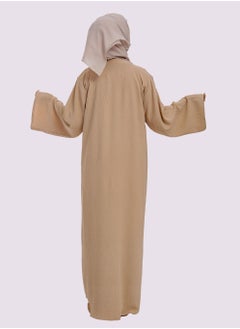 Sara Arabia Sara Arabia Casual Pleated Front Open Abaya  - Image 4