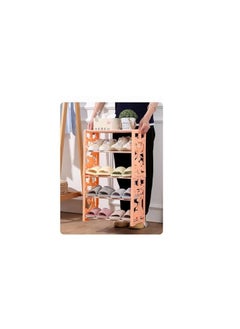 Spaceshoop Assembled Simple Household Plastic Multilayer Mini Shoe Rack  - Image 1