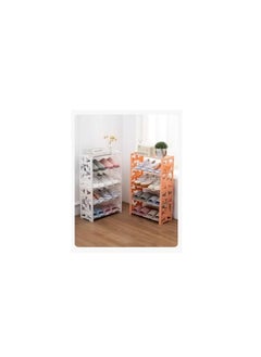 Spaceshoop Assembled Simple Household Plastic Multilayer Mini Shoe Rack  - Image 3