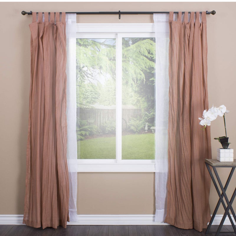 Decopolitan Facet Ball 5/8" Double Curtain Rod Set, 26 to 48 Inches, Vintage Bronze - Image 3