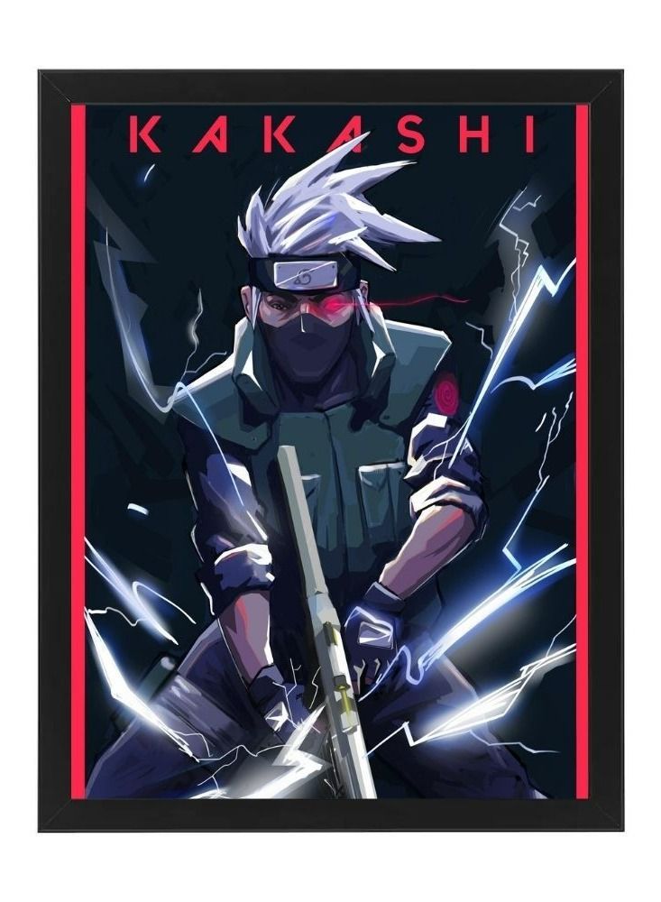 RKN Digital Wall Art Poster Frame Kakashi Hatake 21X30 cm - Image 2