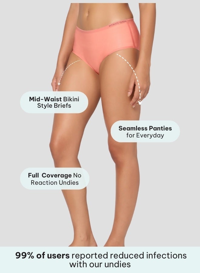 Intimate Queen Lemon Bae Briefs – Seamless Calm, Made with Lemon Peel | Sweat-Wicking & Made for Sensitive Skin - Image 3