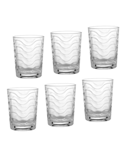 A Set of 6 Multi-Use Glass Cups