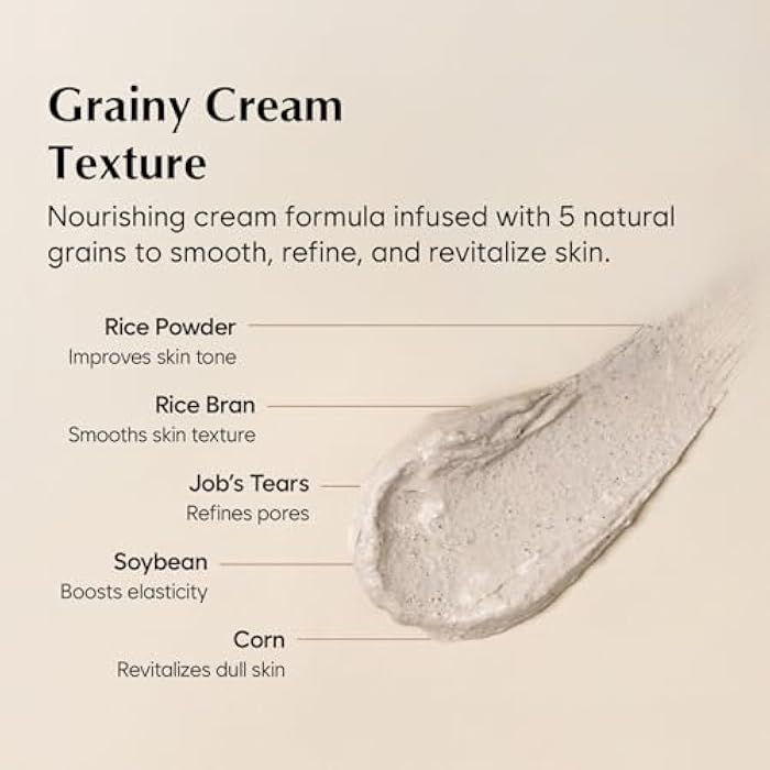 MIDHA RICE & MIXED GRAINS GLOWING WASHOFF MASK, 3.5oz/100g, Gentle Exfoliation, Glow & Smooth Texture, Rough Texture, Pore Clearing, Nourishing, Rice Enzyme, Wash off Pack - Image 3