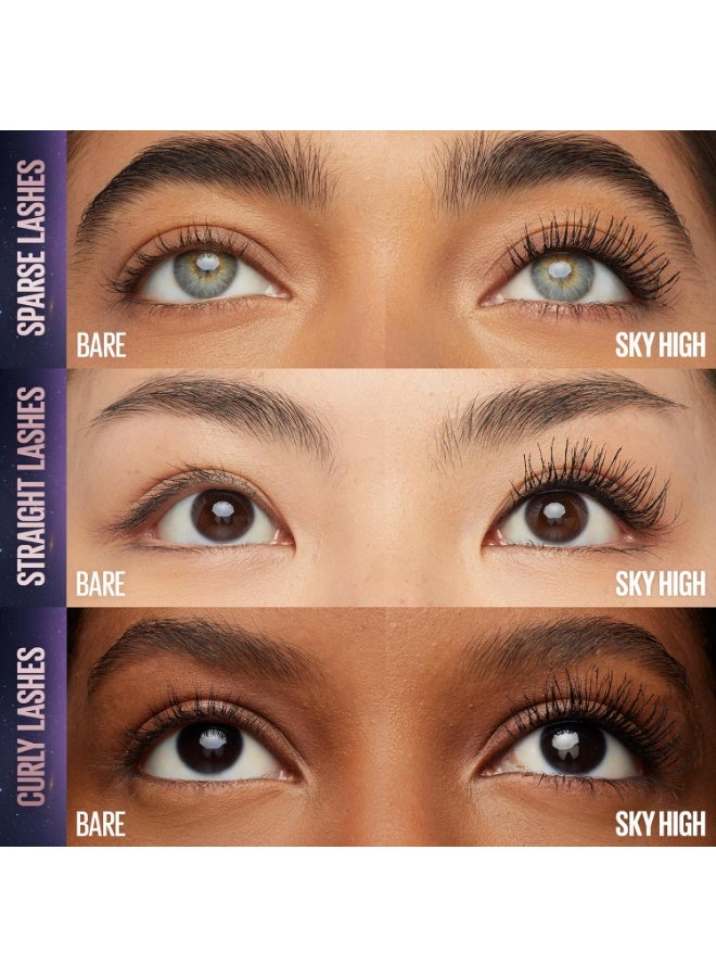 نيويورك ماسكارا سكاي هاي لتكثيف الرموش، قابلة للغسل، لون أسود - Image 4