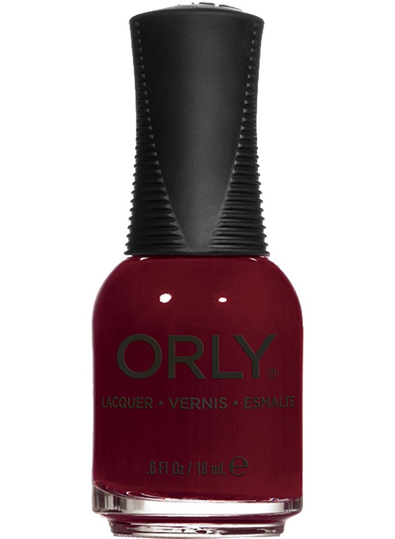Orly Nail Lacquer Bus Stop Crimson 18ml/0.6 Ounces - Image 1
