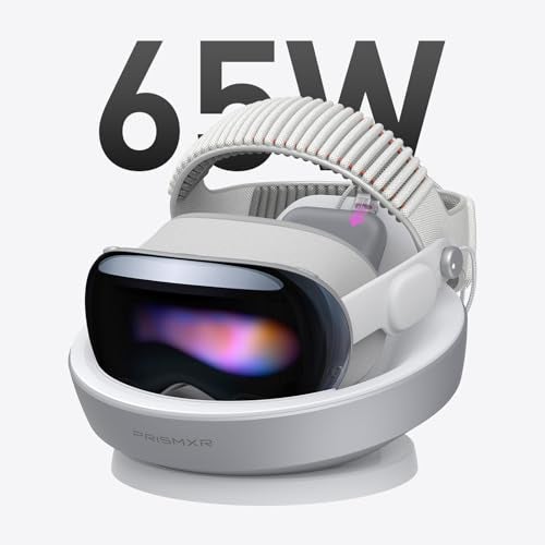PRISMXR Charging Dock Compatible with Apple Vision Pro 65W Fast Charge Station with USB-C Charger and Cable (Carina D1) - Image 2