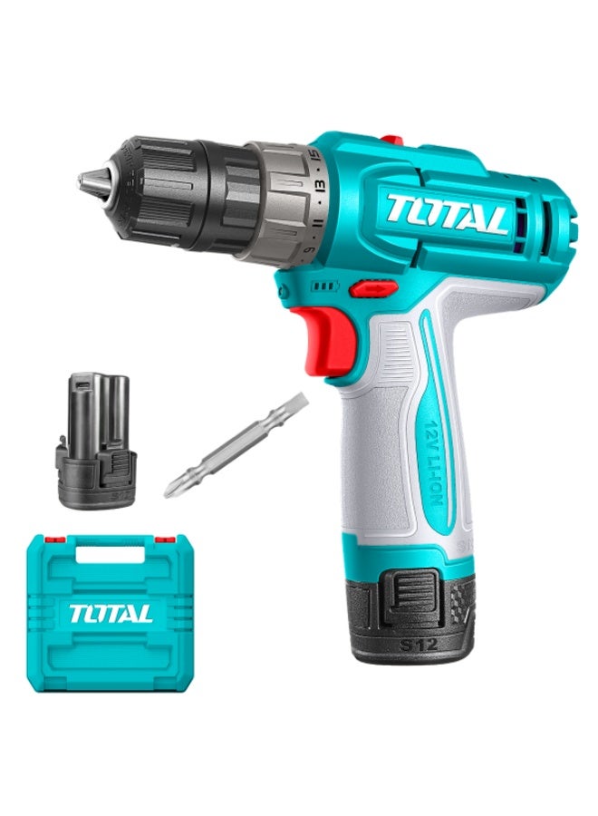 Total Cordless drill 12V 20N TDLI12206